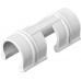 Зажим для крепления пленки полипропилен белый диаметр 20 мм 10 штук GRINDA 422317-20