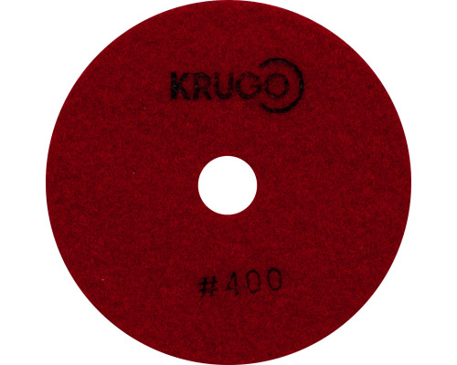 Круг алмазный гибкий шлифовальный (АГШК) KRUGO №400#, сухой 100 мм (PPD040400)