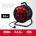 Силовой удлинитель на катушке 3 х 2.5 мм? 50 м ПВС 3500 Вт IP44 MIRAX 55051-50