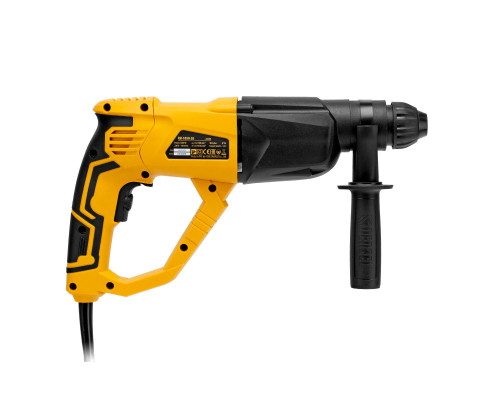 Перфоратор электрический RH-1050-26, SDS-plus, 1050 Вт, 3.2 Дж, 3 плюс 1 режим Denzel (26608)