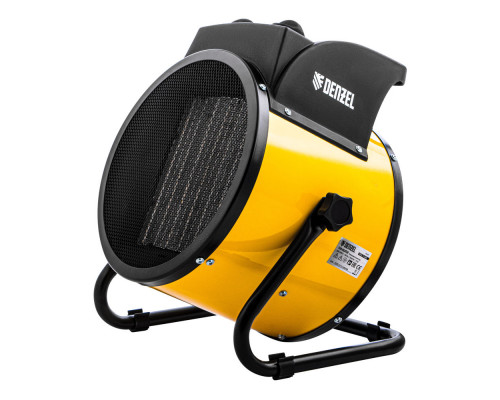 Тепловая пушка, керамический нагреватель (тепловентилятор) DHC 5-400, 230 В, 0.04/3/5 кВт Denzel (96428)