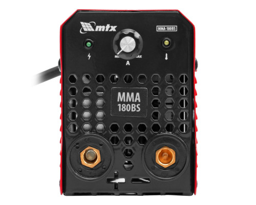 Инверторный аппарат дуговой сварки MMA-180BS, 180 А, ПВ 60% MTX (94397)