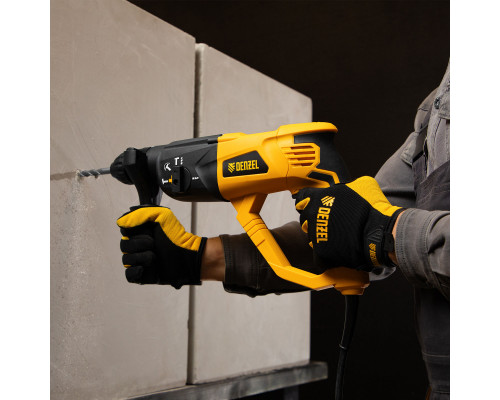 Перфоратор электрический RH-1050-26, SDS-plus, 1050 Вт, 3.2 Дж, 3 плюс 1 режим Denzel (26608)