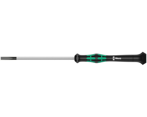 Отвёртка шлицевая прецизионная 0.60 x 3.5 x 80 мм SL Kraftform Micro серия 2035 Wera WE-118012