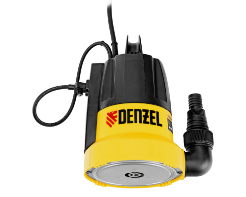 Дренажный насос DP500E, 500 Вт, подъем 7 м, 7000 л/ч Denzel (97218)