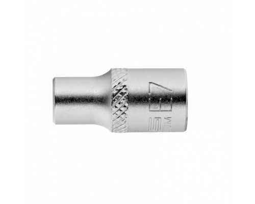 Головка торцевая 1/4, Е7, CrV Stels (13866)