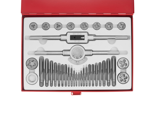 Набор метчиков и плашек М3-М16, 36 предметов Matrix