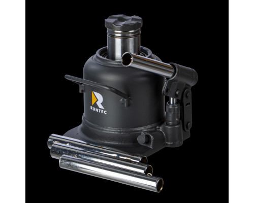 Домкрат бутылочный двухштоковый профессиональный 20 т, 150-245 мм RUNTEC RT-WJ20