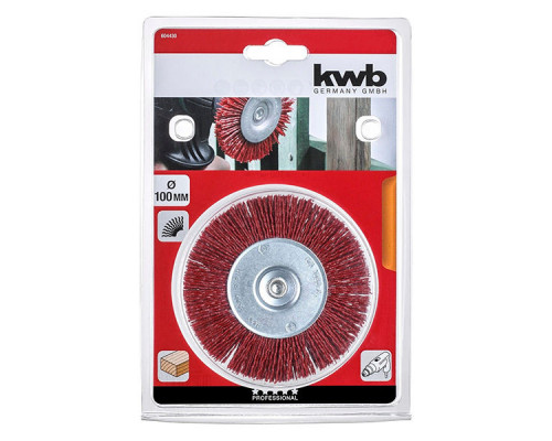 Щетка плоская kwb нейлоновая жесткая, 100мм (6044-30)