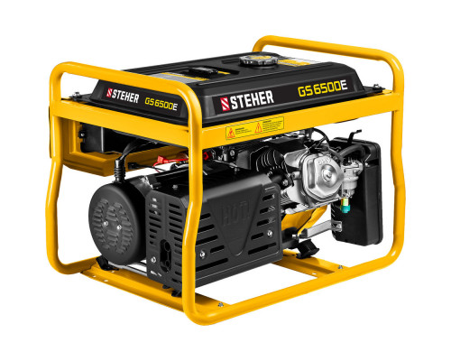 Генератор бензиновый 5500 Вт с электростартером STEHER GS-6500Е