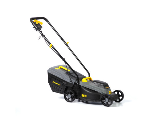 Газонокосилка эл. CHAMPION EM3212/1 (1,2 кВт пласт.травосб. 30л ширина 320мм 30-70мм, 7,1кг) (EM3212/1)