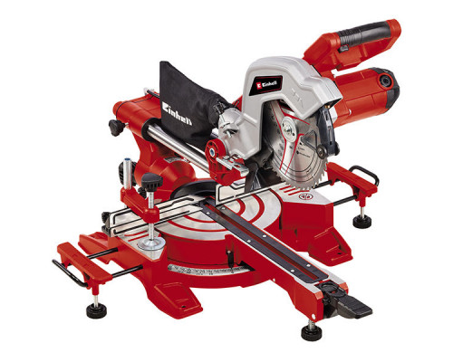 Пила торцовочная Einhell TC-SM 216, 1600Вт,216х30мм,пропил 65х305мм,лазер,диск 48 зб (4300380)