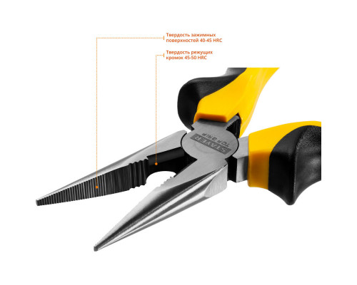 Тонкогубцы 160 мм TOPGrip STAYER 2205-3-16