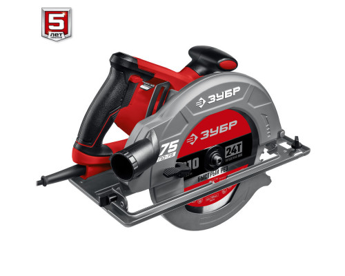 Пила циркулярная (дисковая) d 210 мм 2000 Вт ЗУБР ПД-75