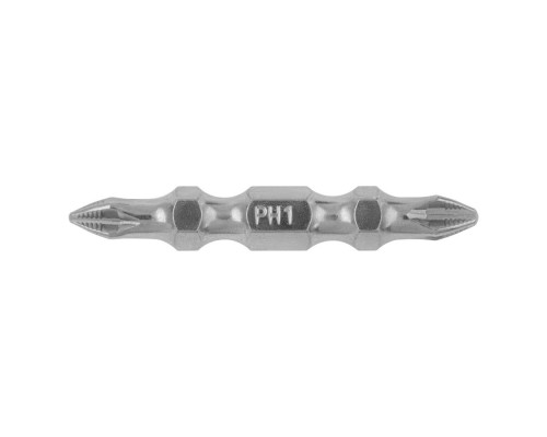 Бита двухсторонняя, PH2-PH1 х 45 мм, сталь S2, 10 шт. Gross (11211)