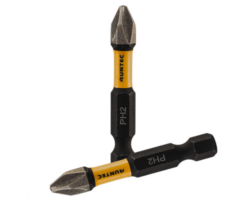 Бита ударная Diamond Coating H6.35 50мм PH2 5шт. RUNTEC RT-IB51