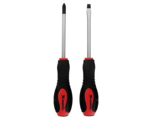 Набор ударных отверток 2 шт, PH2 х 100, SL6 х 100 CrV Matrix