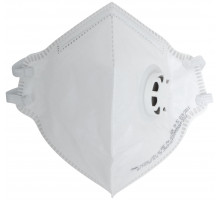 Полумаска фильтрующая, FFP1, складная, 4-х слойная, с клапаном (12291)