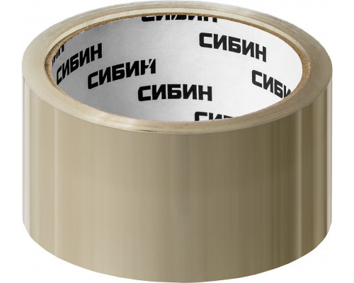 Клейкая лента 48 мм 50 м 40 мкм прозрачная СИБИН 12055-50-50_z02