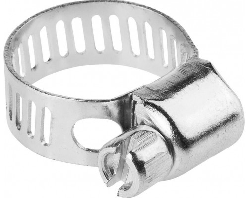Хомут стальной 8 - 18 мм, просечная лента 8 мм, цинк, 5 шт STAYER 3780-08-18_z01