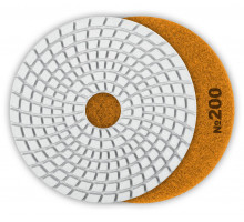 Круг алмазный гибкий шлифовальный АГШК 125 мм, №100, мокрое шлифование ЗУБР Профессионал 29867-100