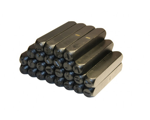 Клейма ударные буквенные № 3 латиница твердосплавные NINZ