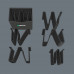Набор отвёрток PH 1/2, PZ 1/2, TX 10/15/20/25/30, SL 4.5/7 в сумке, 11 пр. Kraftform 2go 300 WE-004313