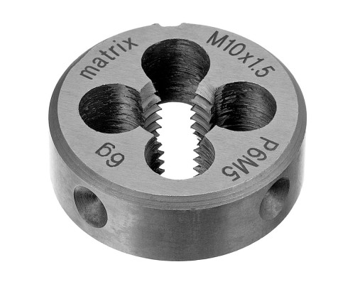 Плашка М10 х 1.5 мм, Р6М5 Matrix
