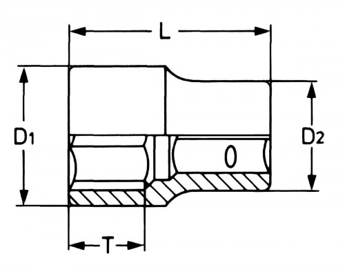 50840-6 Головка торцевая 3/8