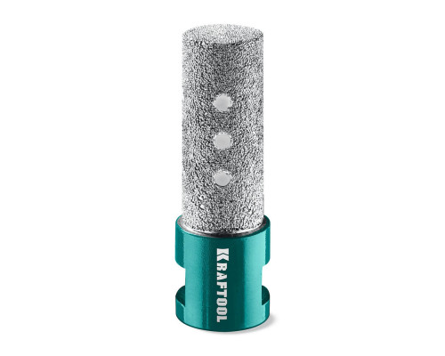 Вакуумная алмазная фреза пальчиковая VS DIAMOND, d 20 мм (М14, 50 мм) KRAFTOOL 29810-20