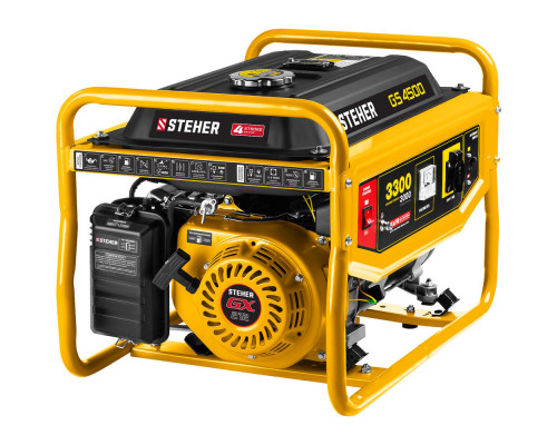 Генератор бензиновый 3300 Вт STEHER GS-4500