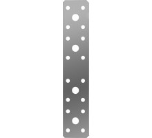 Крепежная пластина КП-2.0, 180 x 35 x 2 мм, цинк ЗУБР 310236-180-35
