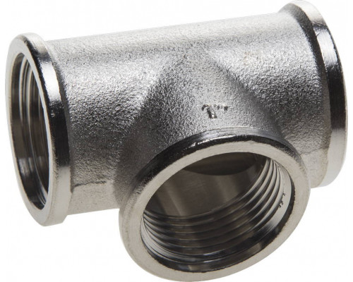 GENERAL FITTINGS внутренняя резьба 1?, никель, тройник (51052-1)