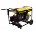Генератор диз. CHAMPION DG6501E-3 (400В 6,2/6,8кВА 8,9лс 12,5л 12V 103кг,эл.стартер,колеса,счетчик) (DG6501E-3)