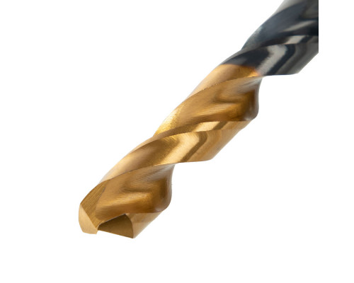 Набор сверл по металлу, 2-3-4-5-6-8 мм, HSS-Tin, Golden Tip, 6 шт Denzel (72300)