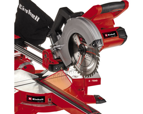 Пила торцовочная акк. Einhell PXC TE-SM 36/210 Li, 2х18В,210х30мм,пр-л 310х65мм,X-tend,лазер,без АКК (4300880)