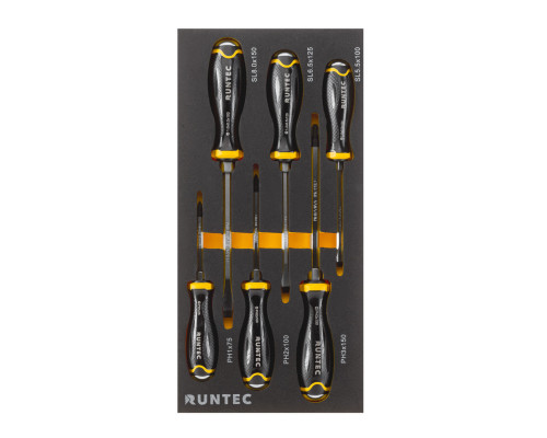 RUNTEC RT-HT273STD-7G Тележка инструментальная 7 полочная Standart серая с комплектом инструмента, 273 предмета (RT-HT273STD-7G)