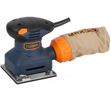 Шлифмашина вибрационная 230 Вт; 13500 об/мин; 115х100 мм; алюминиевая подошва; пылезащитный выкл.; зажим; резиновые вставки; 1,2 кг MAX-PRO 85235
