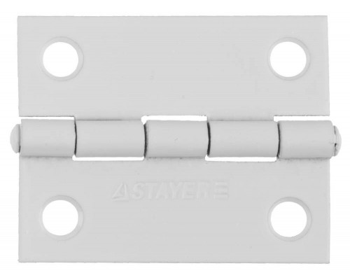 Петля карточная 50 x 38 х 1.25 мм, цвет белая STAYER 37611-50-2