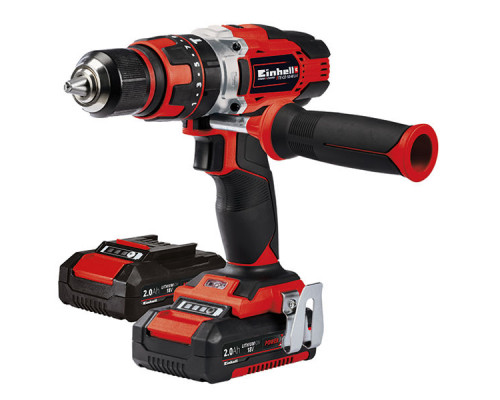 Дрель акк. ударная Einhell PXC TE-CD 18/48 Li-i, 18В,48Нм,400/1500об/мин,патрон13мм,2х2.0Ач,кейс (4513935)