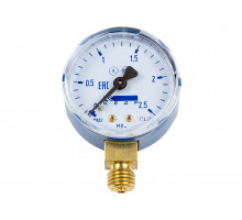 Манометр КЕДР ТМ2 Кислород, (0-2,5 МПа, кл.2,5, М12Х1,5) О2-У