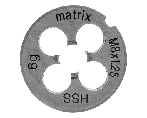Плашка М8 х 1.25 мм, HSS Matrix