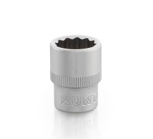RUNTEC RT-H38S17D Головка торцевая RUNTEC CrV, 12PT, 3/8