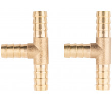 Адаптеры-тройники елочка 10 мм, 2 шт. (81262)