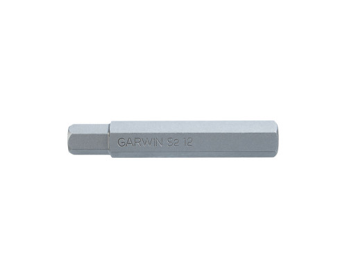 Бита, с шестигранным хвостовиком, 10 мм, H12, 75 мм, 1 шт, GARWIN PRO, 631018-H12