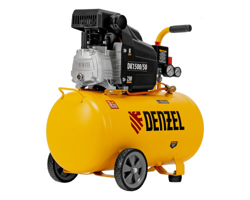 Компрессор воздушный DK1500/50, Х-PRO 1.5 кВт, 230 л/мин, 50 л Denzel (58064)