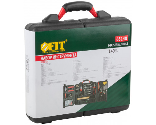 Набор инструмента 140 шт., пластиковый чемодан