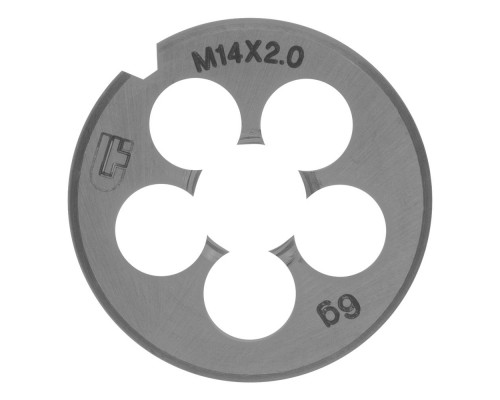 Плашка М14 х 2 мм Сибртех