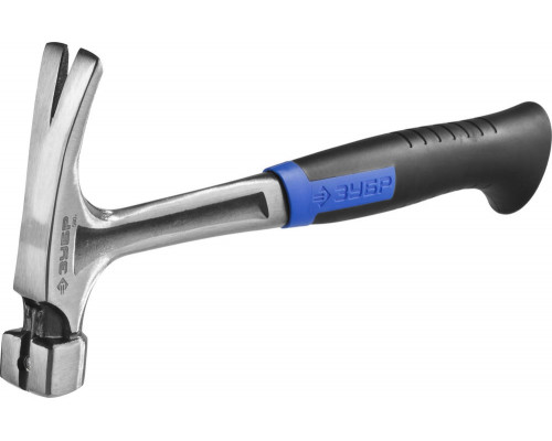 Цельнокованый столярный молоток-гвоздодёр 560 г ЗУБР Профессионал 20258-580