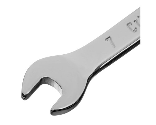 Ключ комбинированный, 7 мм, CrV, полированный хром Matrix